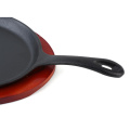 Cast Iron Preseasoned Sizzling Fajita Plate Set